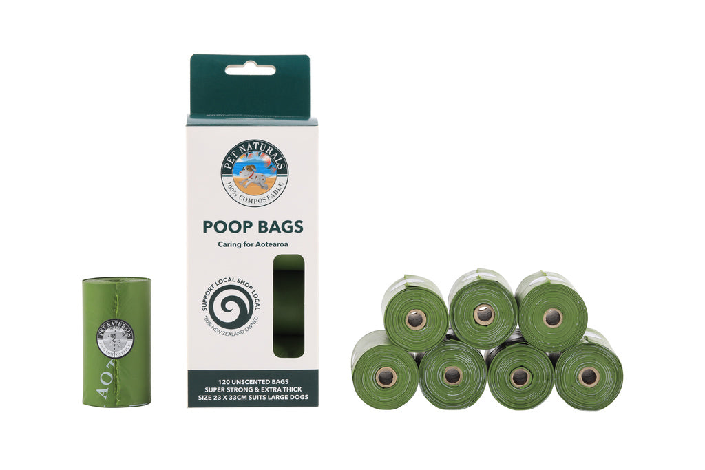 PET NATURALS POOP BAGS & POOP Bag Dispensers.